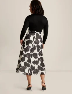 Discount Anne Klein Serenity Combo Dress Anne White/Anne Black