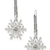 Shop Anne Klein Snowflake Drop Earrings