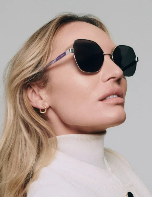 Sale Anne Klein Sophisticated Butterfly Sunglasses