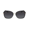 Best Sale Anne Klein Square Metal Sunglasses