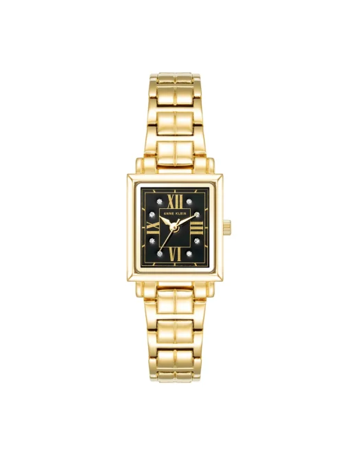 Discount Anne Klein Square Watch With Premium Crystal Accents