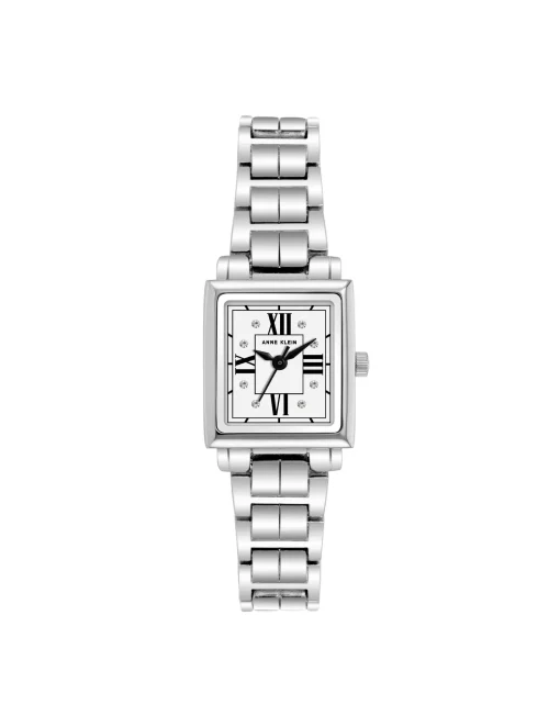Discount Anne Klein Square Watch With Premium Crystal Accents
