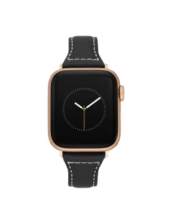 Flash Sale Anne Klein Stitched Leather Band For Apple Watch®
