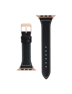 Flash Sale Anne Klein Stitched Leather Band For Apple Watch®