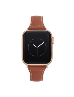 Flash Sale Anne Klein Stitched Leather Band For Apple Watch®