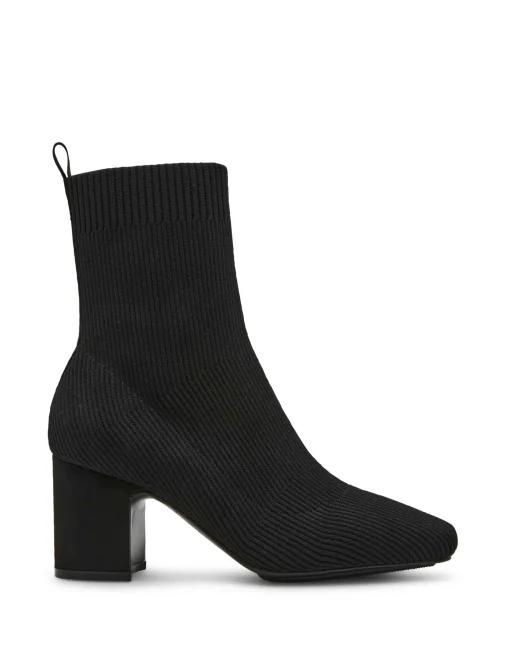 Sale Anne Klein Tessel Bootie BLACK KNIT