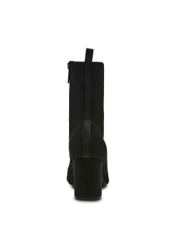 Sale Anne Klein Tessel Bootie BLACK KNIT