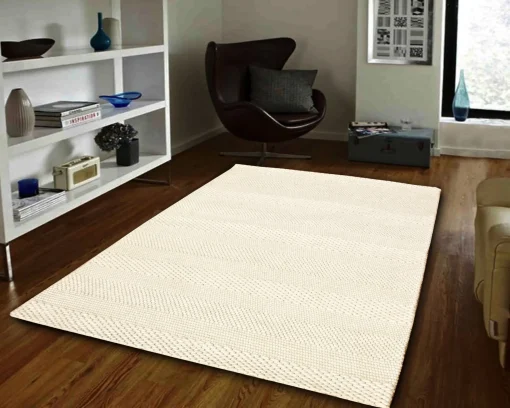 Store Anne Klein The Helena Modern Striped Rug Collection Ivory