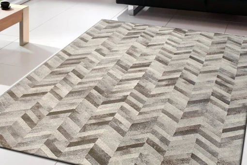 Store Anne Klein The Illusions Contemporary Geometric Rug Collection Silver