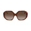 Best Sale Anne Klein Tortoise Geometric Oversized Sunglasses