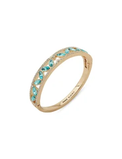 Discount Anne Klein Turquoise Hinge Navette Bracelet In Gift Box