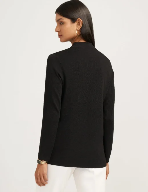 Flash Sale Anne Klein Two Pocket Malibu Cardigan- Sale Anne Black