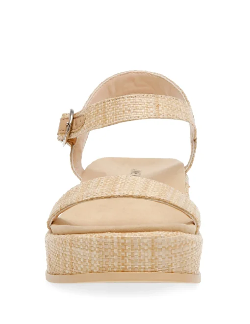 Flash Sale Anne Klein Venture Flatform Sandal- Sale Raffia