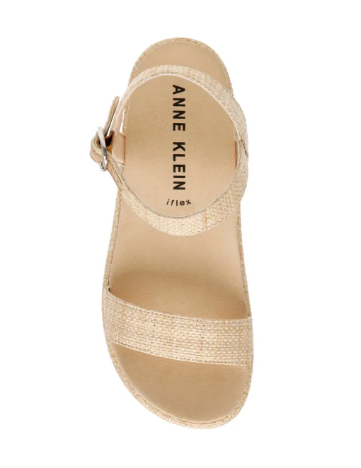 Flash Sale Anne Klein Venture Flatform Sandal- Sale Raffia
