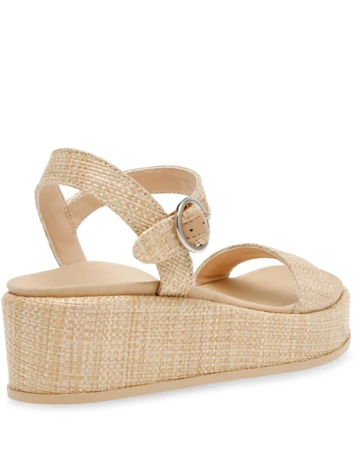 Flash Sale Anne Klein Venture Flatform Sandal- Sale Raffia