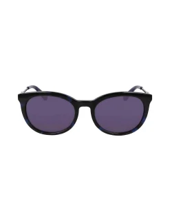 Flash Sale Anne Klein Vintage Rounded Rectangle Sunglasses BLUE TORTOISE