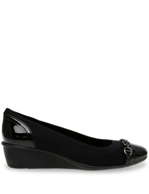 Store Anne Klein Webster Wedge- Sale Black Multi