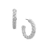 Best Sale Anne Klein Woven Chain Hoop Earring