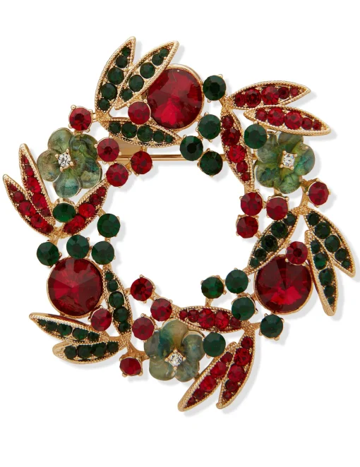 Shop Anne Klein Wreath Pin