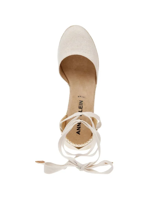Flash Sale Anne Klein Zelda Wedge- Sale Light Natural/Silver
