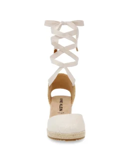 Flash Sale Anne Klein Zelda Wedge- Sale Light Natural/Silver