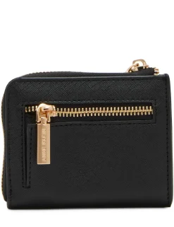 Best Sale Anne Klein Zip Card Case With Keychain Truffle/Black