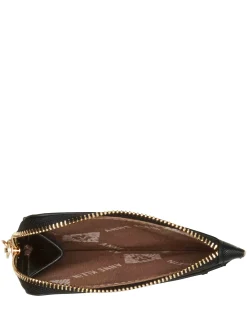 Best Sale Anne Klein Zip Card Case With Keychain Truffle/Black
